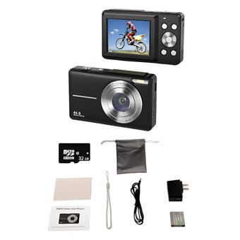 Câmara Digital SZSMART DC403 | Leve e Portátil | 32GB | Preto - 1