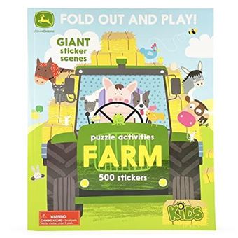 Farm 500 Stickers And Puzzle Activities  Fold Out And Play - 1