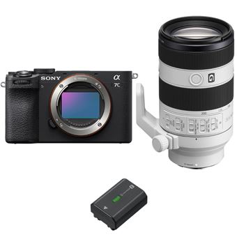 Sony A7C II Preto + FE 70-200mm f/4 Macro G OSS II + 1 Sony NP-FZ100 + PDF MCZ DIRECT - 1