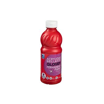 Tinta Acrílica LEFRANC&BOURGEOIS ED Color | Brilhante | 0,5 L - Vermelho