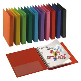 SEI Rota Nettuno 40 A4 4D argola para capas Vermelho - 1