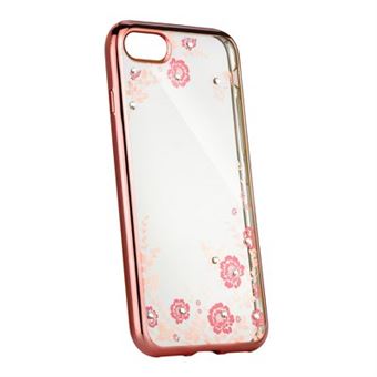 Capa Diamond Forcell para Huawei Y6 2019 Rosa-Dourada