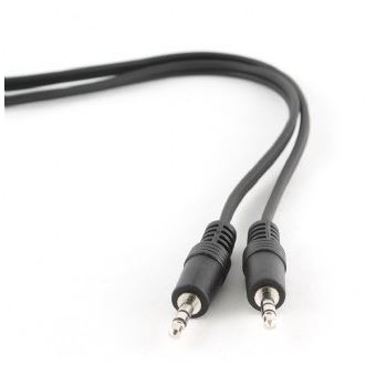 Cabo de Áudio Gembird 3.5 mm stereo audio cable, 1.2 m | Preto - 1