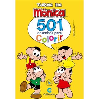 501 Desenhos Para Colorir (Turma Da Monica) - 1
