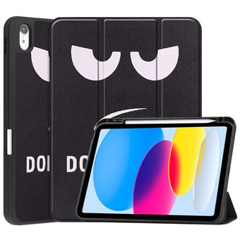 Capa PU à prova de choque, função de ativação/desativação automática com suporte e slot Magunivers para caneta Magunivers para iPad 10.9 (2022) - não me toque - 1