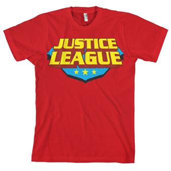 T-shirt Justice League Classic Logo | Vermelho | M