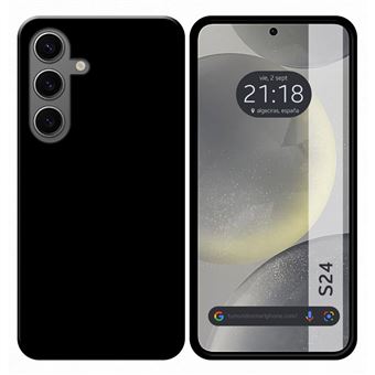 Capa Tumundosmartphone de TPU em gel de silicone preto para Samsung Galaxy S24 5G - 1
