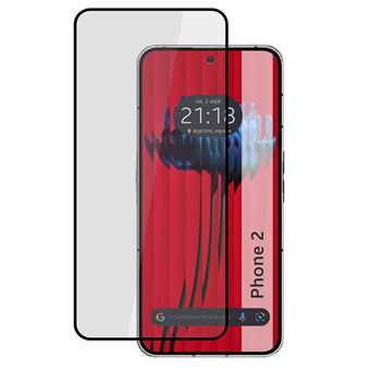 Protetor Tumundosmartphone de vidro temperado preto com cola completa 5D para Nothing Phone 2 5G  vidro - 1