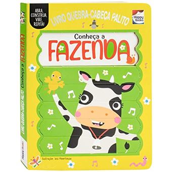Livro Quebra-Cabeça Palito: Conheça A Fazenda - 1