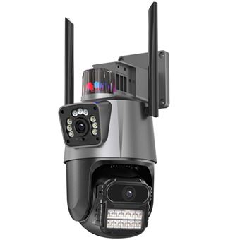 Câmara de Segurança Wifi ENNIO SECURITY Cam900 com 2 Lentes para Visualização Simultânea - 1