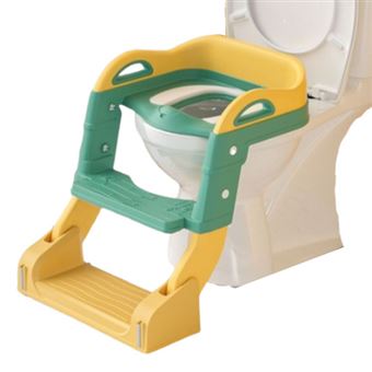 Assento Redutor Infantil BEUNIK com Escadas para WC | Dobrável | Idade Recomendada: 1 a 7 Anos | Verde Escuro - 1