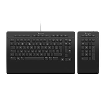 Teclado Wireless 3Dconnexion Keyboard Pro with Numpad | Idioma: Suíço | Preto - 1