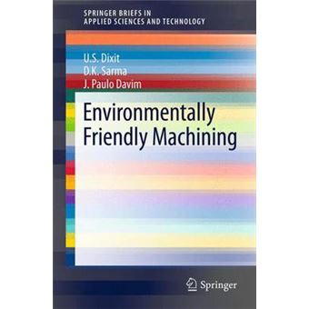 Environmentally-Friendly Machining - Paperback - 2012 - 1