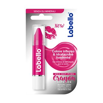 Bálsamo Labial Labello Crayon Lipstick Hot Pink - 1