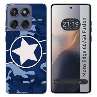 Capa de Silicone TUMUNDOSMARTPHONE para Motorola Edge 60 / 60 Fusion 5G | Estampa camuflada 3 padrões - 1