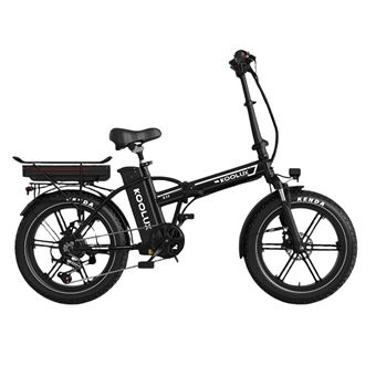 Bicicleta Elétrica dobrável KOOLUX X11 | Bateria dupla | 48V 13+10,4Ah | 7 velocidades | Preta - 1