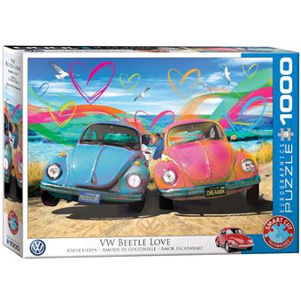 Puzzle Eurographics Amor VW | Beetle Love by P. Greenfiel | 1000 Peças - 1