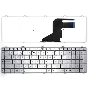 Teclado para Computador Portátil Asus N55 N57 N55S N55Sf N55Sl N75 N75Sf N75Sl N75S N75Y Prata - 1