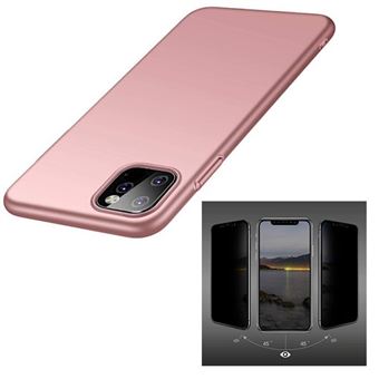 Kit Película 5D Anti-Spy com Capa SlimShield para iPhone 11 Pro - Rosa - 1