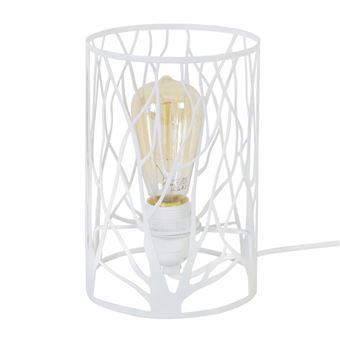 Candeeiro de Mesa Tosel Dubrovnik | 16 cm | 1 Luzes - Branco - 1