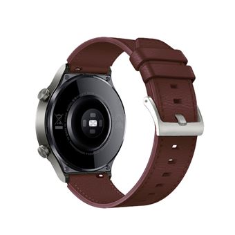 Bracelete PU Magunivers 22 mm ajustável café para Huawei Watch GT 2 46mm/GT 2 Pro - 1