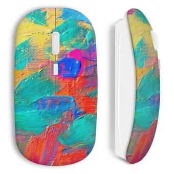 Rato Wireless Maniacase Pintura A Óleo - 1