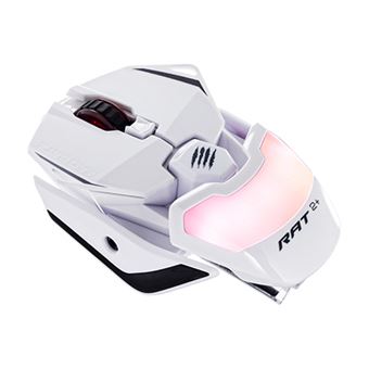 Rato Gaming com Fios Mad Catz R.A.T. 2+ | 5000 DPI | Branco - 1
