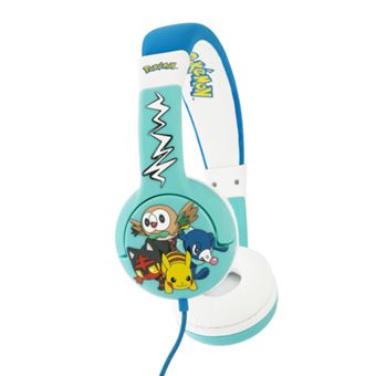 Auscultadores OTL Technologies Pokémon Alolan First Partner | Azul, Turquesa, Branco - 1