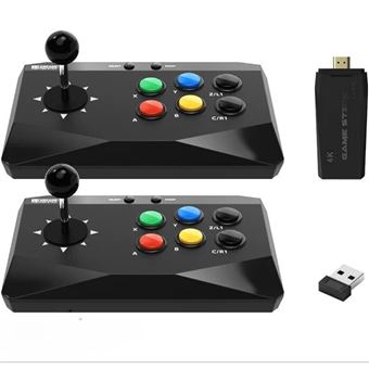 Consola Arcade Fliper sem Fio Antiimpacto + 2 Comandos | 10 000 Jogos - 1