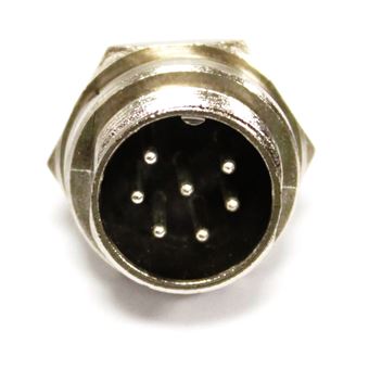 Conetor Micro BeMatik Macho 7Pin Gx16 Aviação - 1