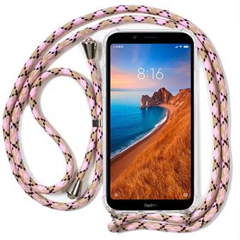 Capa Anti-Choque para Xiaomi Redmi 7A COOL | com Cordão | Cor-de-Rosa - 1