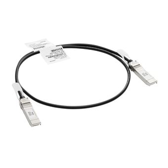Cabo de Fibra Ótica HPE Aruba Networking Networking Instant On 10G SFP+ to SFP+ 1m Direct Attach Copper Cable | Prateado - 1