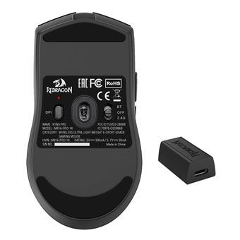 Rato Wireless REDRAGON M916-PRO-4K K1NG | Preto - 1