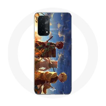 Capa Maniacase para Oppo A54 5G Tanjiro Inosuke Ezenitsu demon Slayer Kimetsu No Yaiba Anime Manga - 1