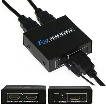 Splitter Multi4you Multiplicador HDMI 1 x 2 HDCP 1 Entrada X 2 Saídas Full HD 1080p - 1
