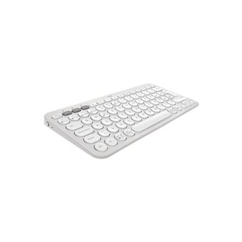 Teclado Wireless Logitech Pebble Keys 2 K380s | Idioma: Espanhol | Branco - 1