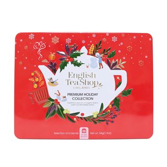 Lata English Tea Shop Vermelha Holiday Collection | 72Saquetas - 1