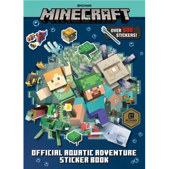 Minecraft Official Aquatic Adventure Sticker Book Minecraft - 1