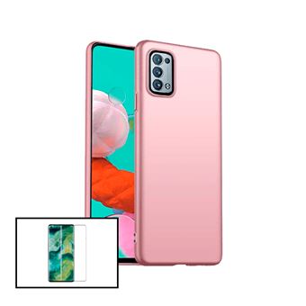 Kit Phonecare Película de Vidro Temperado 5D Full Cover + Capa SlimShield para Oppo Reno6 Pro - Rosa - 1
