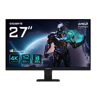 Monitor Gaming GIGABYTE GS27U | LED | 4K UHD | 1 ms | 160 Hz | 27" | F - 1