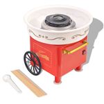 Máquina de Algodão Doce VidaXL 50509 Vermelho