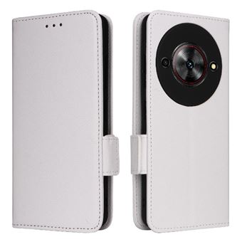 Capa ZURSANA para ZTE Blade A75 5G | Flip | Pele PU | Fecho Magnético | Porta-cartões | Branco - 1