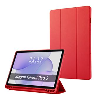Capa Tumundosmartphone Flip Inteligente para Xiaomi Redmi Pad 2 | Vermelha - 1