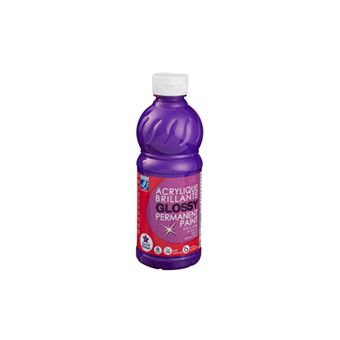 Tinta Acrílica LEFRANC&BOURGEOIS ED Color | Brilhante | 0,5 L - Violeta