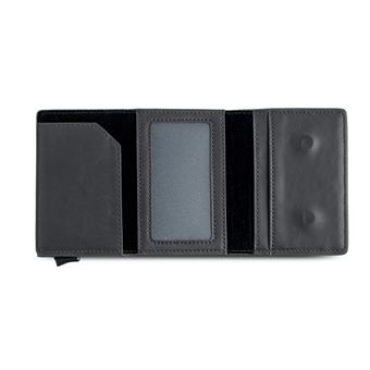 Carteira Porta-Cartões Orange Container com Proteção Contra RFID | Preta - 1