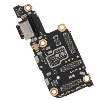 Conector de Carregamento Clappio para Vivo X60 Pro Entrada USB-C com Microfone e Leitor SIM - 1
