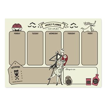 Planificador Semanal Erik Editores The Nightmare Before Christmas - 1