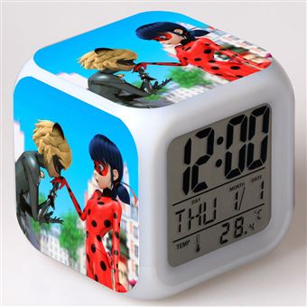 Despertador Infantil HSMY | LED | Multifuncional Colorido | Miraculous Ladybug 11 - 1