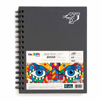 Diário Gráfico Espiral Carioca Plus A5 | 40 Folhas - 1