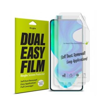 Película de Vidro Temperado Lmobile Ringke Dual Easy Film 2X Self Dust Removal para Xiaomi - Vermelhomi K30 Pro / Poco F2 Pro (Esxi0006) - 1